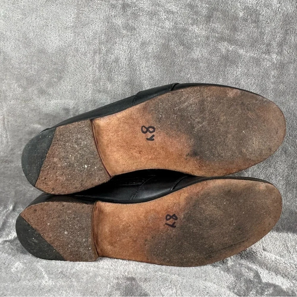 Allen Edmonds Bennington Loafers Mens 10.5 Two Tone Black Brown Tassel Loafers